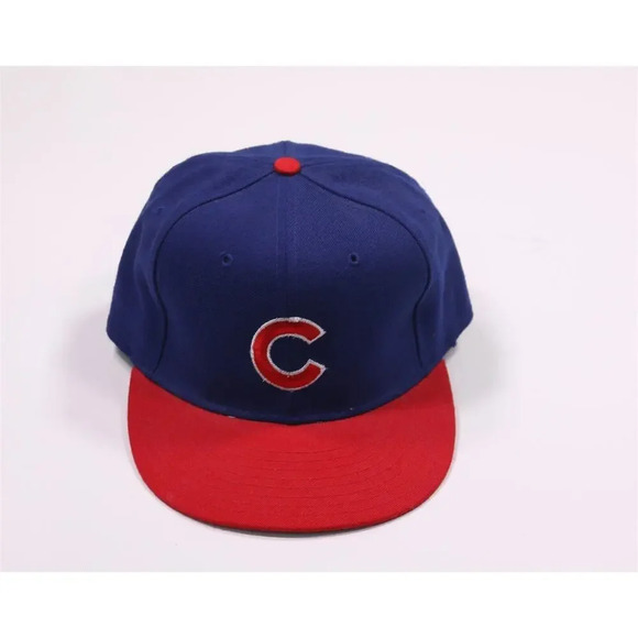Chicago Cubs Vintage New Era 5950 Pro-Model Wool Baseball Cap Hat 7 3/8 - Picture 4 of 10